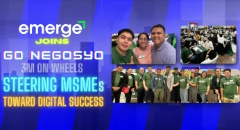 EMERGE JOINS GO NEGOSYO 3M ON WHEELS, STEERING MSMEs TOWARD DIGITAL SUCCESS