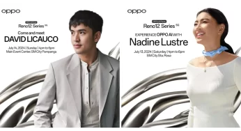 Usher in the all-new OPPO Reno12 Series 5G with Nadine Lustre and David Licauco this weekend